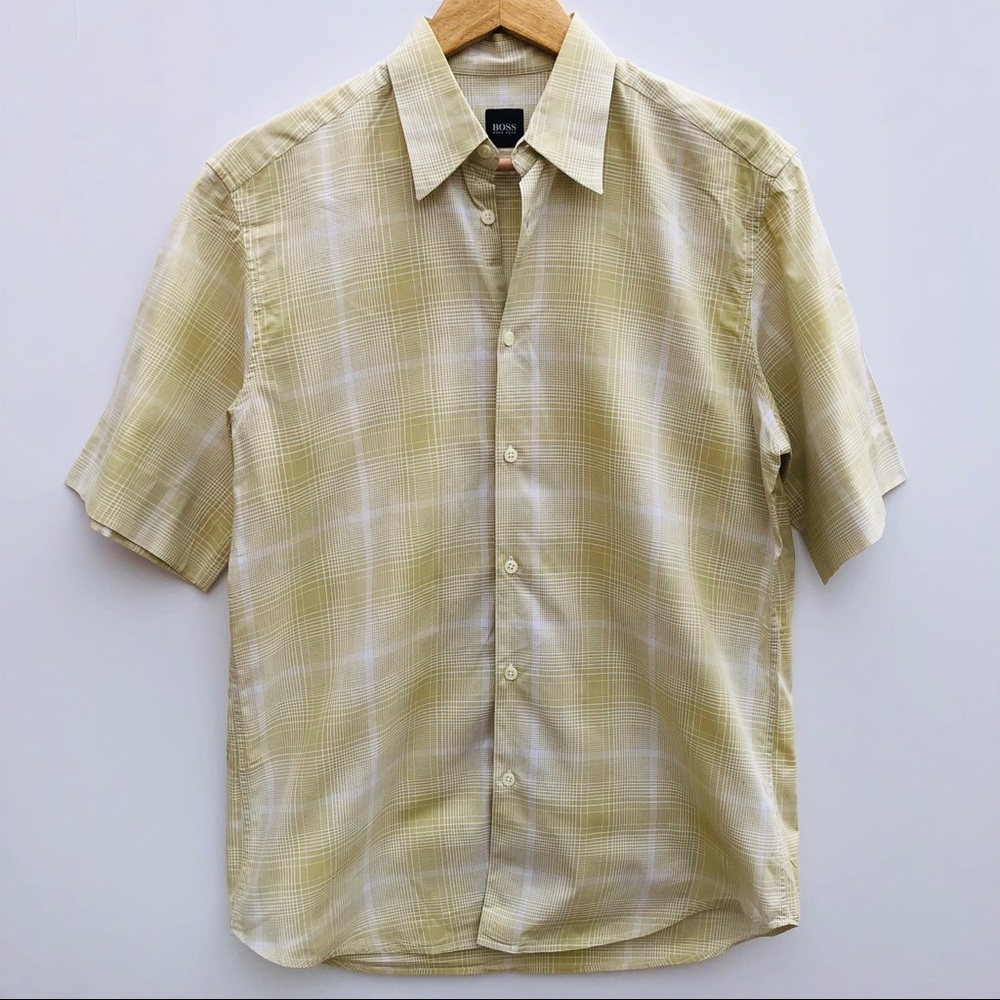 Hugo Boss Men’s Short Sleeve Button Down Shirt
